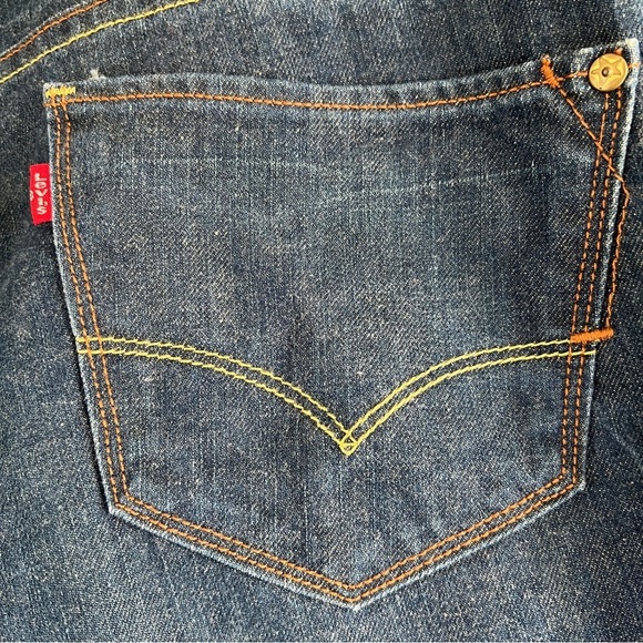 Rare LEVI'S RED COLLECTION (2005) 100% Cotton Denim Jeans Size 13M (33" waist) - Picture 9 of 15